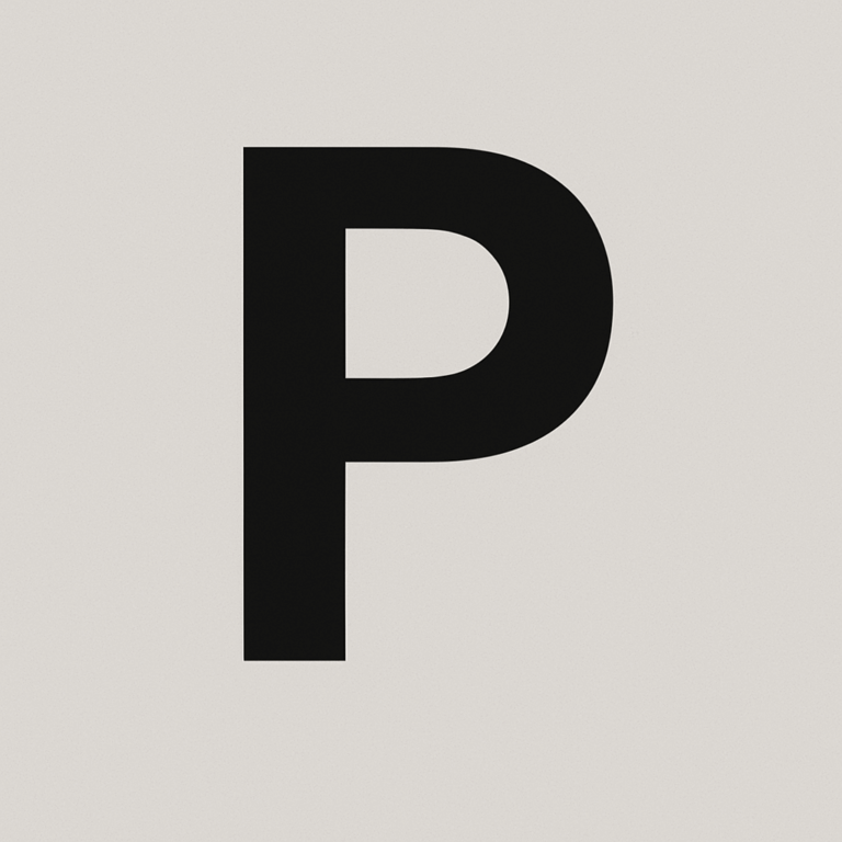 ChatGPT Image 16. Aug. 2025 14 58 21 Wir lieben Haare Schwarzes „P“ als minimalistisches Parksymbol auf hellgrauem Hintergrund